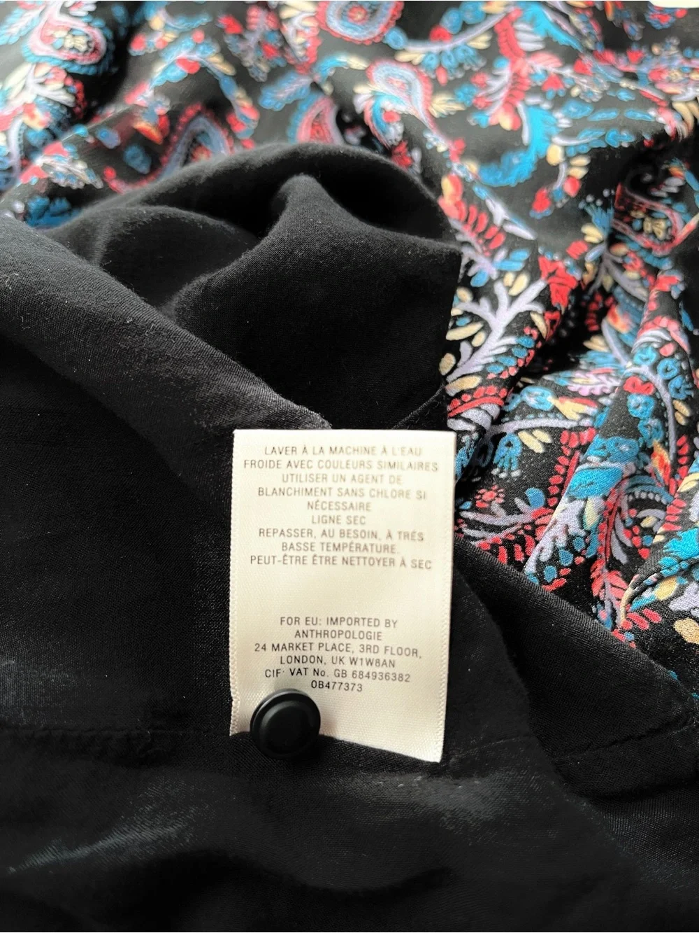 Anthropologie, Vanessa Virginia, Daytripper mini dress. Paisley pattern size M - Picture 9 of 15